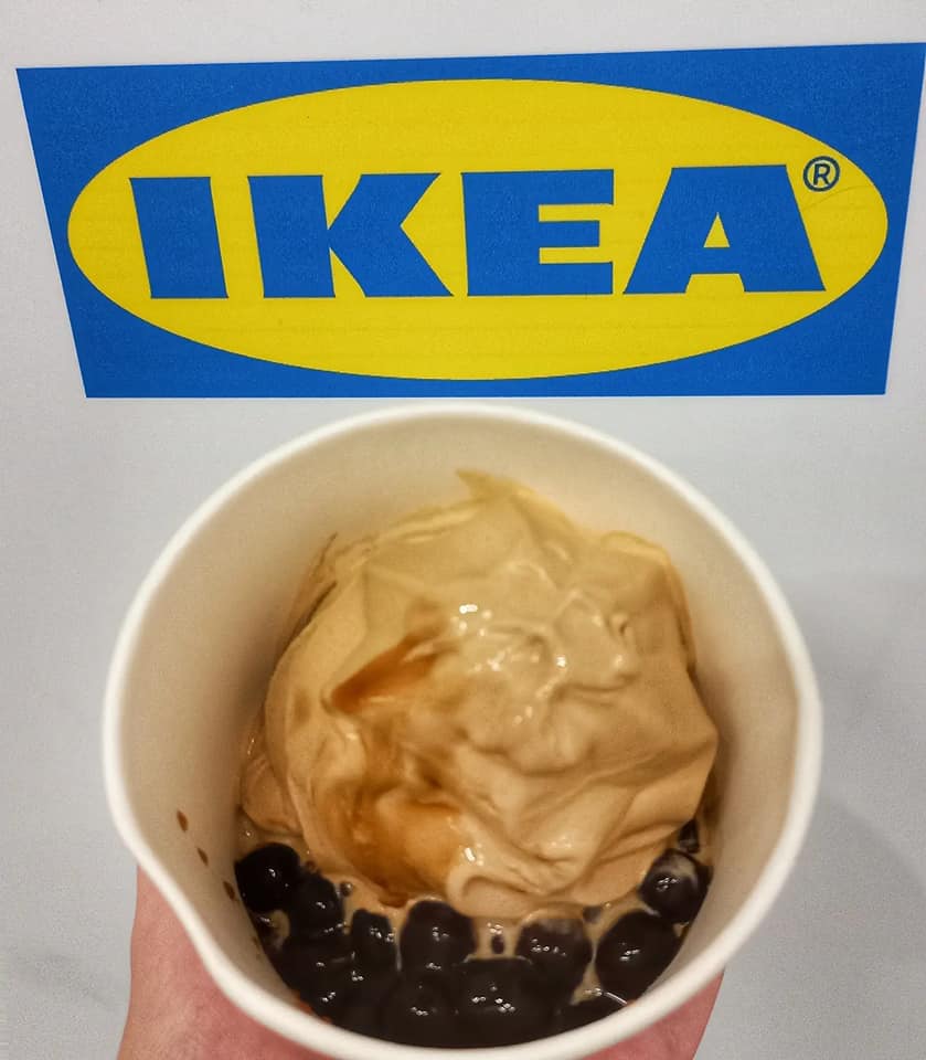 All over Taiwan/IKEA/IKEA Home Furnishings/ IKEA Food Kiosk/Bubble Tea Ice Cream/Black Hot Dog Bun/Peanut Butter Walnut Cinnamon Roll