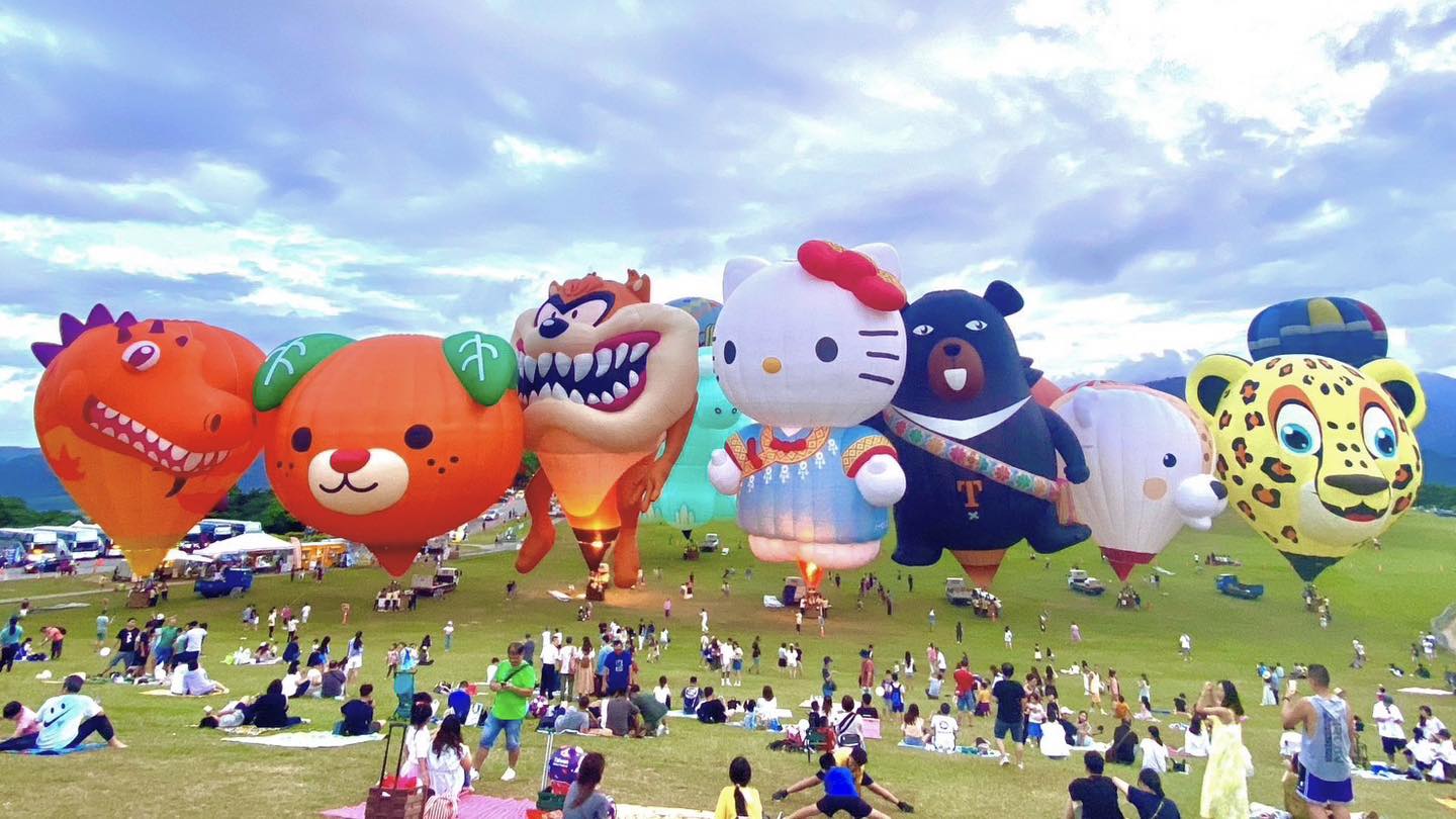 "Up, Up and Away in Taitung! The 2024 Taitung International Hot Air Balloon Festival is About to Kick Off. Get Ready for Drone Shows, Fireworks, and a Spectacular Light and Music Concert!"
